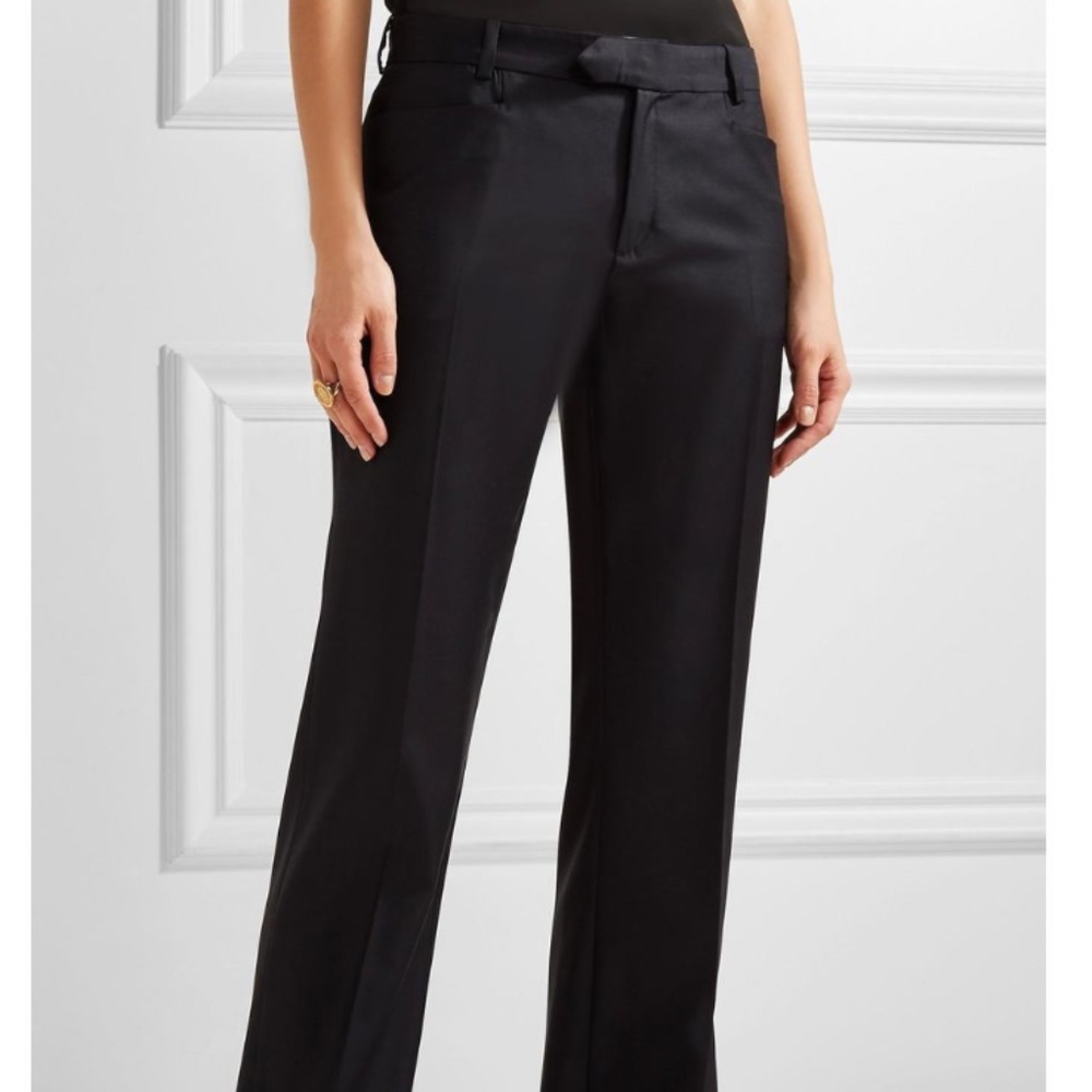 Joseph Rocker Super 100 Pants in Navy